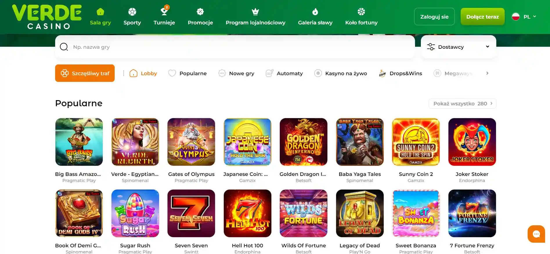 Verde Casino Games