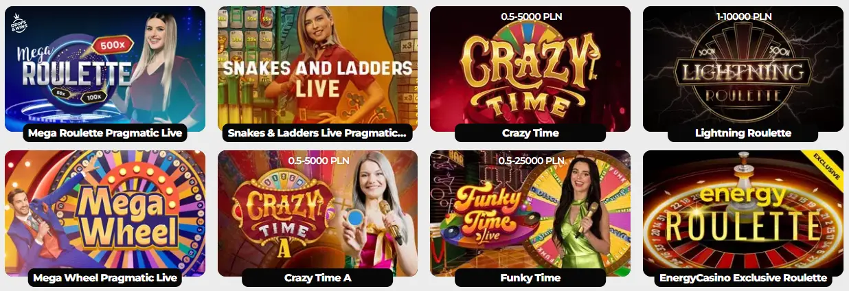 Energy live games