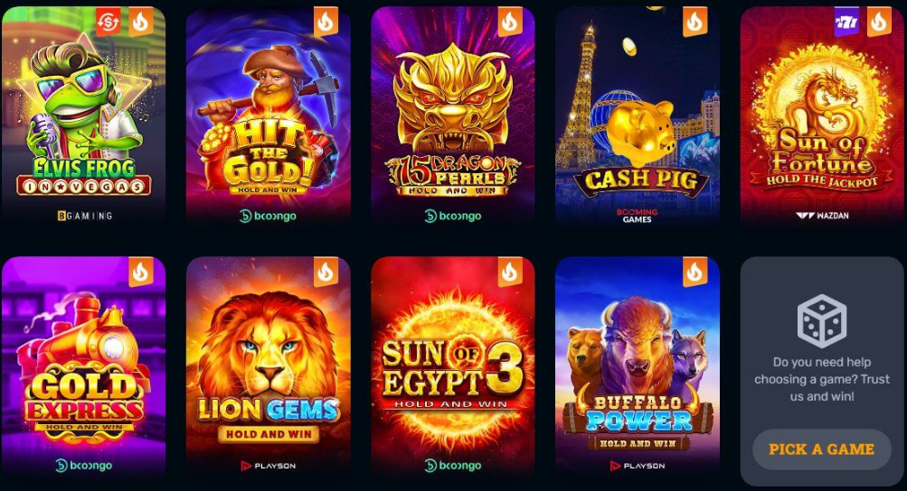 Technical Interface Overview of a Casino Platform